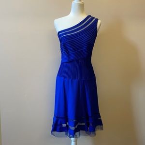 Beautiful blue on shoulder dress